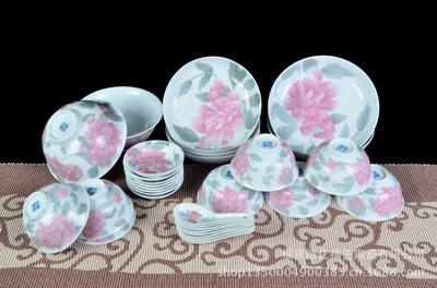 【德化精藝廠家直銷 批發定制 日用陶瓷餐具 手繪高級居家商務禮品】價格,廠家,圖片,餐具套裝,福建德化精藝陶瓷-